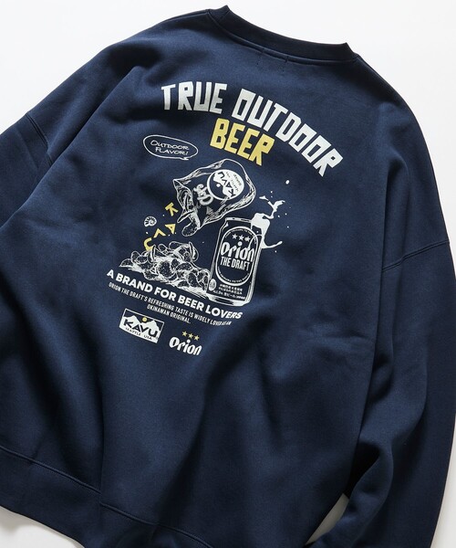KAVU(カブー)の「KAVU/カブー 限定展開 KAVU×ORION 別注 ビッグシルエット アニマルバックプリント クルーネック スウェット BEER&GRASS(スウェット・メンズ・アッシュグレー/ブラック/ベージュ/ネイビー・SMALL/MEDIUM/LARGE)」の22枚目の写真