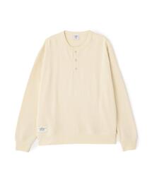《直営店限定》HONEYCOMB HENRY L/S RIB T-SHIRT / ハニカム ヘンリー 長袖Tシャツ / AVIREX / アヴィレックス