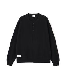 《直営店限定》HONEYCOMB HENRY L/S RIB T-SHIRT / ハニカム ヘンリー 長袖Tシャツ / AVIREX / アヴィレックス