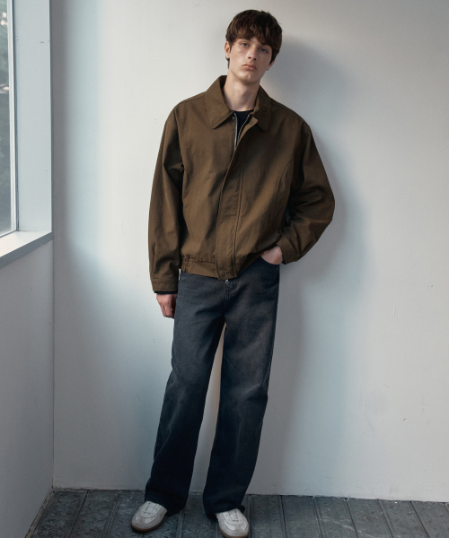 WEDNESDAY OASIS(ウェンズデーオアシス)の「パネルツイルポケットジャンパー_KHAKI BROWN(WCB6OT05)(ブルゾン・メンズ・カーキブラウン・MEDIUM/LARGE)」の2枚目の写真