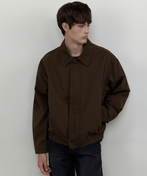 WEDNESDAY OASIS(ウェンズデーオアシス)の「パネルツイルポケットジャンパー_KHAKI BROWN(WCB6OT05)(ブルゾン・メンズ・カーキブラウン・MEDIUM/LARGE)」の4枚目の写真
