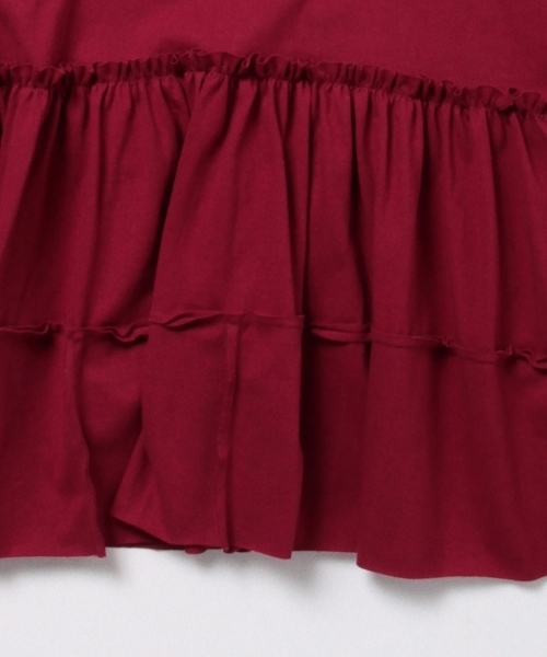 Ray BEAMS（レイビームス）の「Yuumi ARIA / PATCH WORK Tシャツ（Tシャツ/カットソー・レディース・ホワイト/ブラック/ワイン・ONE SIZE）」の15枚目の写真