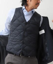 TAION(�^�C�I��)�́yTAION/�^�C�I���zSINGLE SNAP BUTTON DOWN GILET 26AW(�_�E���x�X�g)