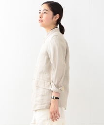 Scye サイ リネンワークジャケット ブラック 黒 M 38 ブルゾン Scye/SCYE BASICS(サイ/サイベーシックス)｜【MEN】コットン