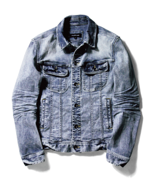 JACKROSE（ジャックローズ）の「クールマックス ハイパーストレッチデニムGジャン（デニムジャケット・メンズ・ケミカルウォッシュ/サックスブルー/インディゴブルー・M/L/XL）」の4枚目の写真