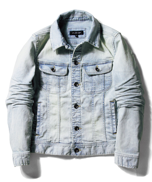 JACKROSE（ジャックローズ）の「クールマックス ハイパーストレッチデニムGジャン（デニムジャケット・メンズ・ケミカルウォッシュ/サックスブルー/インディゴブルー・M/L/XL）」の6枚目の写真