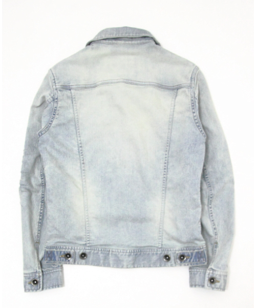 JACKROSE（ジャックローズ）の「クールマックス ハイパーストレッチデニムGジャン（デニムジャケット・メンズ・ケミカルウォッシュ/サックスブルー/インディゴブルー・M/L/XL）」の7枚目の写真