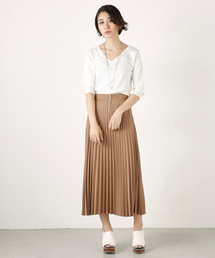 MOUSSY | TR LONG PLEATS SK/F(スカート)