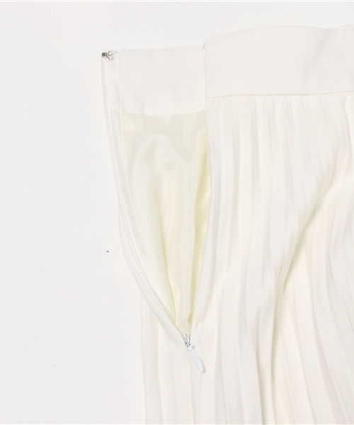 MOUSSY（マウジー）の「TR LONG PLEATS SK/F（スカート・レディース・オフホワイト/ライトブルー/ライトベージュ・1/2）」の10枚目の写真