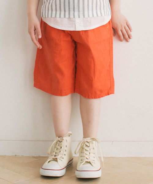 GLOBAL WORK（グローバルワーク）の「【キッズ】ソフトタッチメンアサショーツ/708511（その他パンツ・キッズ・グリーン/ライトブルー/ダークブルー/オレンジ/ネイビー/ライトイエロー/ブルー/ホワイト系その他・MEDIUM/LARGE/SMALL/X-LARGE）」の8枚目の写真