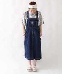 coen | SMITHオーバーオールスカート(デニムスカート)