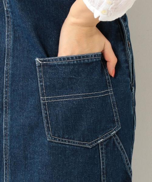 coen（コーエン）の「SMITHオーバーオールスカート（デニムスカート・レディース・ネイビー・MEDIUM/LARGE）」の5枚目の写真