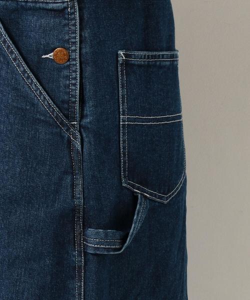 coen（コーエン）の「SMITHオーバーオールスカート（デニムスカート・レディース・ネイビー・MEDIUM/LARGE）」の6枚目の写真