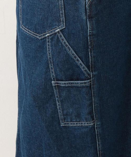coen（コーエン）の「SMITHオーバーオールスカート（デニムスカート・レディース・ネイビー・MEDIUM/LARGE）」の7枚目の写真