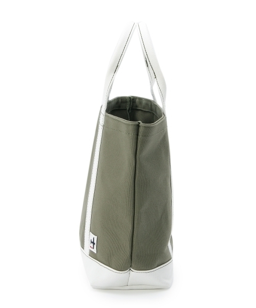 Dessin(デッサン)の「ワッペン付きミニトートバッグ(トートバッグ・レディース・ホワイト/グリーン/ブルー/ベージュ/グリーン系1・00)」の6枚目の写真