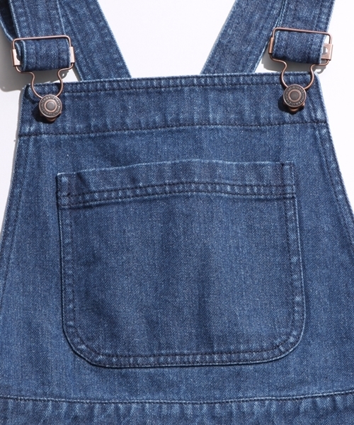 WEGO（ウィゴー）の「WEGO/ベーシックジャンパースカート（ジャンパースカート・レディース・ワインレッド/インディゴブルー/ダークインディゴブルー/ブラック・FREE）」の8枚目の写真