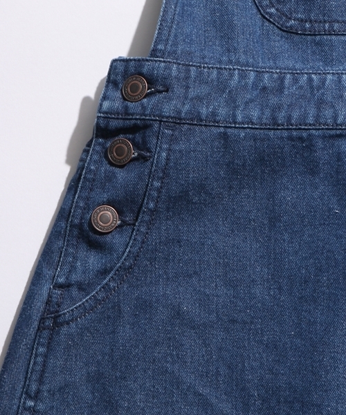 WEGO（ウィゴー）の「WEGO/ベーシックジャンパースカート（ジャンパースカート・レディース・ワインレッド/インディゴブルー/ダークインディゴブルー/ブラック・FREE）」の9枚目の写真