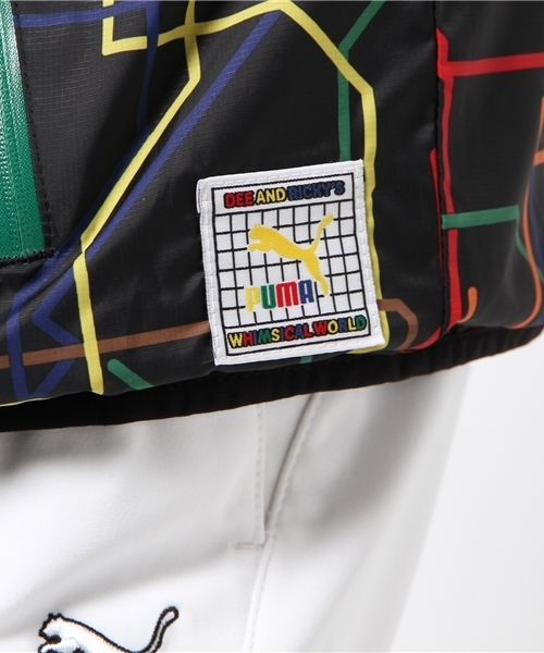 PUMA（プーマ）の「PUMA X DR T7 SAVANNAH（ナイロンジャケット・メンズ・ホワイト/ブラック・X-SMALL/SMALL/MEDIUM/LARGE）」の6枚目の写真