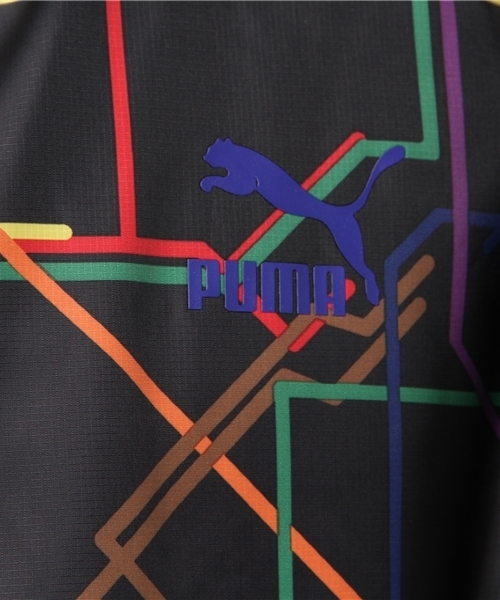 PUMA（プーマ）の「PUMA X DR T7 SAVANNAH（ナイロンジャケット・メンズ・ホワイト/ブラック・X-SMALL/SMALL/MEDIUM/LARGE）」の9枚目の写真