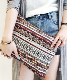 SpRay | JQ2WAYｸﾗｯﾁ/ジャガードクラッチ/2WAY(クラッチバッグ)