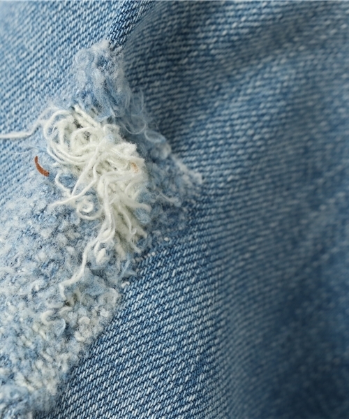 RES DENIM（レスデニム）の「RES DENIM/KITTY SKINNY /レスデニム/スキニー ダメージ クラッシュデニム（デニムパンツ・レディース・インディゴブルー・26inch）」の12枚目の写真