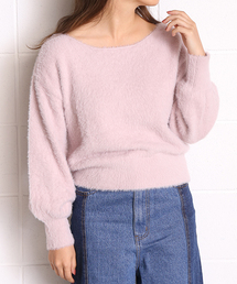 one after another NICE CLAUP | ふわふわフェザーニット(ニット/セーター)