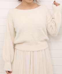 one after another NICE CLAUP | ふわふわフェザーニット(ニット/セーター)