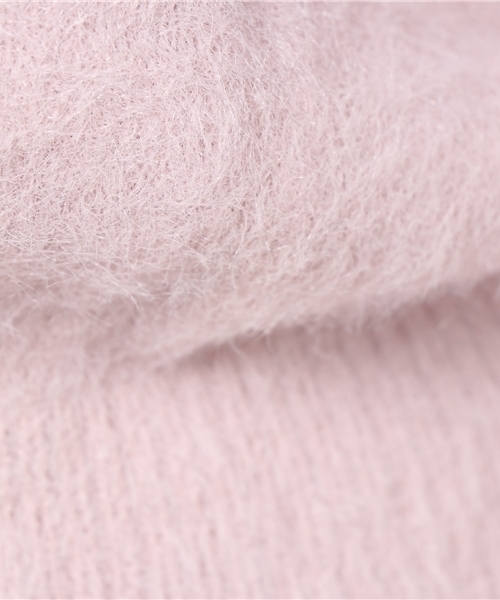 one after another NICE CLAUP（ワンアフターアナザーナイスクラップ）の「ふわふわフェザーニット（ニット/セーター・レディース・ライトグレー/ピンク/パープル系その他/アイボリー・FREE）」の11枚目の写真