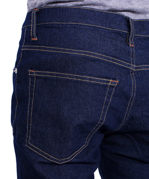 ８(eight)（エイト）の「USED加工 スキニージーンズ ストレッチ スリム デニム（デニムパンツ・メンズ・ブラック/インディゴブルー/グレー/ブルー/ワンウォッシュ・MEDIUM/LARGE/X-LARGE）」の21枚目の写真