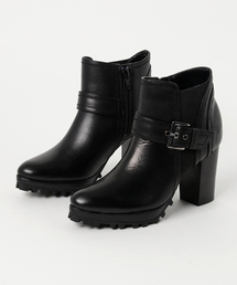 YOSUKE | 「YOSUKE/ヨースケ」ベルティッドショートレザーブーツ(ブーツ)