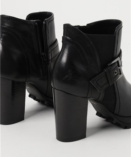 YOSUKE(ヨースケ)の「「YOSUKE/ヨースケ」ベルティッドショートレザーブーツ(ブーツ・レディース・ブラック/ブラウン/ワイン/ブルー系その他・23/23.5/24/24.5/22.5)」の8枚目の写真