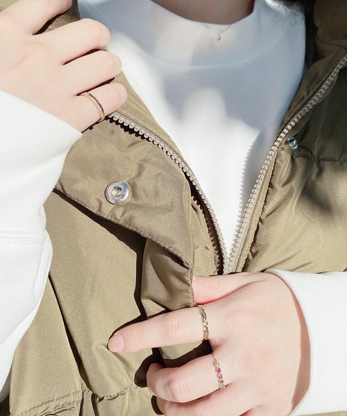 BLOOM(ブルーム)の「シルバー カット リング ピンキーリング可 BLOOM/ブルーム(リング・レディース・イエロー・1号/3号/5号/7号/9号/11号/13号/15号)」の14枚目の写真