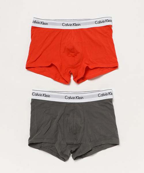 Calvin Klein Underwear（カルバンクラインアンダーウェア）の「Icon Cotton Stretch - ボクサーパンツ 2枚パック（ボクサーパンツ・メンズ・グレー系その他/ブラック系その他/ブラック系その他2/グレー系その他2/ホワイト/ブラック/ピンク系その他/グリーン系その他/ブルー/グリーン/その他/イエロー×グレー/ホワイト×ブルー/ピンク系その他2/グリーン系その他2/グリーン系その他3/ブラック系その他3/ライトグレー/イエロー/ピンク系その他3/ナチュラル/グリーン系その他4/その他2/ブルー系その他2/ブルー系その他3/マルチ/ブルー系その他/その他3/その他4/その他5/その他7/その他6/その他8/その他9/その他10/その他11/その他12/グレー系その他3・S/M/L/XL/LARGE/SMALL/MEDIUM/X-LARGE）」の8枚目の写真