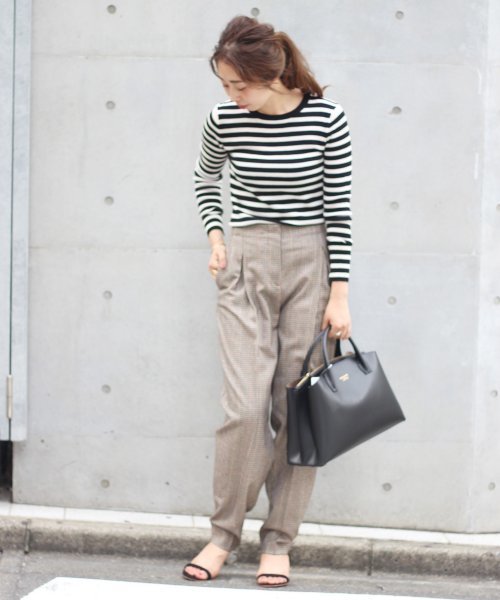 Spick & Span（スピックアンドスパン）の「WASHABLE WOOL リブCREW◆（ニット/セーター・レディース・ブラック/レッド/マスタード/ブラック×ホワイト/ナチュラル・FREE）」の11枚目の写真