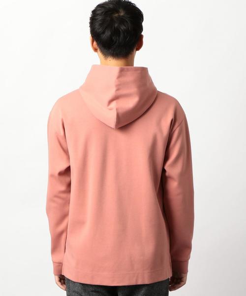 green label relaxing（グリーンレーベルリラクシング）の「CM C/Aポンチ　フーディー / パーカー ◆（パーカー・メンズ・ベージュ/ライトピンク/ダークグレー・MEDIUM/LARGE/SMALL）」の5枚目の写真