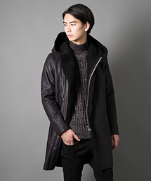 FUGA | ラップフェイクムートンコート(ムートンコート)
