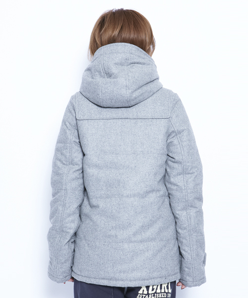 X-girl(エックスガール)の「THINSULATE DUFFLE COAT(ダッフルコート・レディース・ブラック/アッシュグレー/ブラウン・1/2)」の5枚目の写真