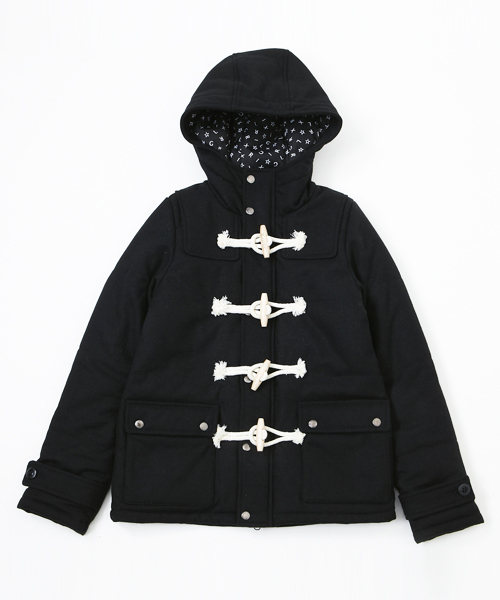 X-girl(エックスガール)の「THINSULATE DUFFLE COAT(ダッフルコート・レディース・ブラック/アッシュグレー/ブラウン・1/2)」の6枚目の写真