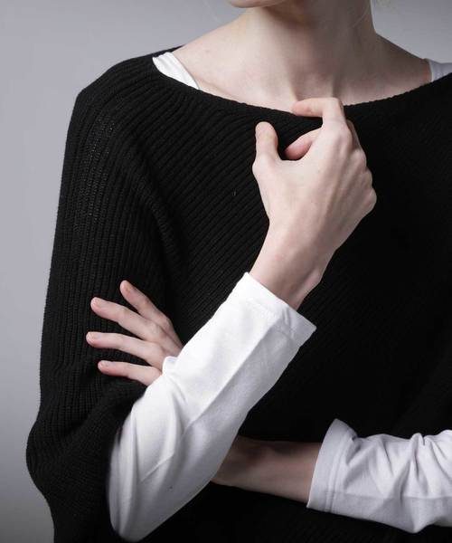 antiqua（アンティカ）の「ヒートロンT（Tシャツ/カットソー・レディース・ブラック/オフホワイト・M/L）」の9枚目の写真