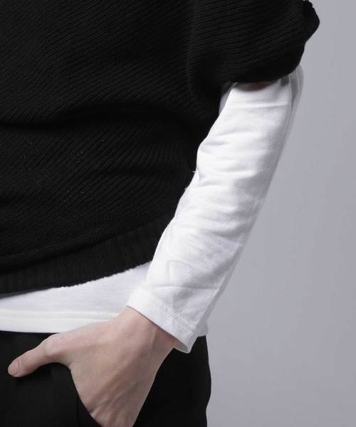 antiqua（アンティカ）の「ヒートロンT（Tシャツ/カットソー・レディース・ブラック/オフホワイト・M/L）」の7枚目の写真