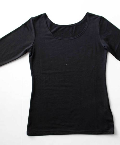 antiqua（アンティカ）の「ヒートロンT（Tシャツ/カットソー・レディース・ブラック/オフホワイト・M/L）」の6枚目の写真