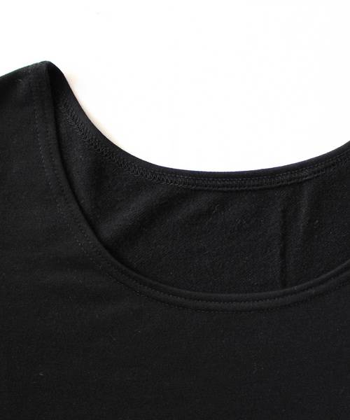 antiqua（アンティカ）の「ヒートロンT（Tシャツ/カットソー・レディース・ブラック/オフホワイト・M/L）」の5枚目の写真