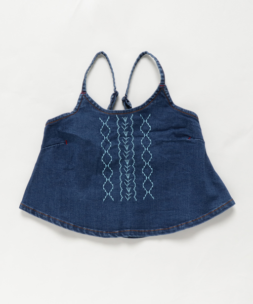 RAGMART(ラグマート)の「ビスチェ(キャミソール・キッズ・ネイビー/ストライプ・130cm/100cm/110cm/120cm)」の2枚目の写真