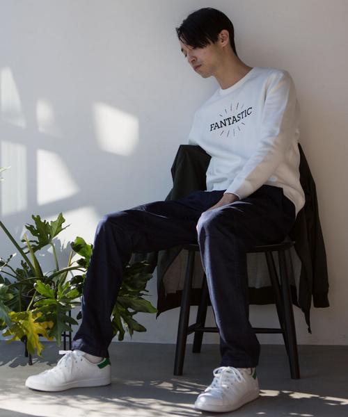 coen（コーエン）の「CVCプリントスウェットクルーネック（スウェット・メンズ・グレー/ホワイト・LARGE/SMALL/X-LARGE/MEDIUM）」の3枚目の写真