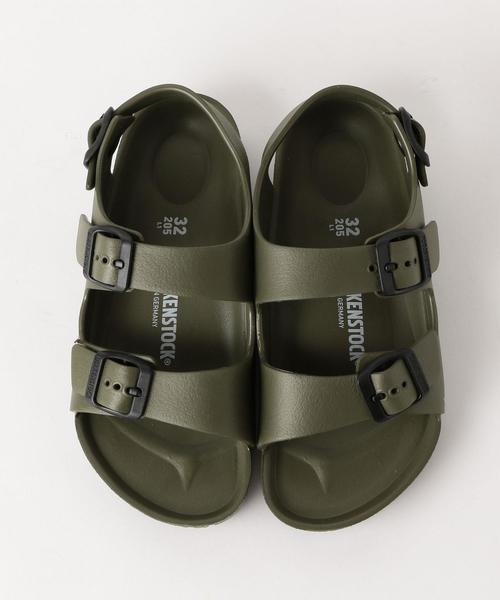 BIRKENSTOCK（ビルケンシュトック）の「BIRKENSTOCK（ビルケンシュトック）MILANO EVA 16cm-22cm（サンダル・キッズ・ブラック/オリーブ・17cm/19cm/21cm/20cm/16cm/18cm/22cm）」の6枚目の写真