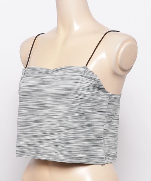 EMODA（エモダ）の「BOX BORDER CA（キャミソール・レディース・ピンク/ブラック/イエロー/グリーン・FREE）」の6枚目の写真