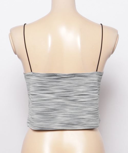 EMODA（エモダ）の「BOX BORDER CA（キャミソール・レディース・ピンク/ブラック/イエロー/グリーン・FREE）」の5枚目の写真