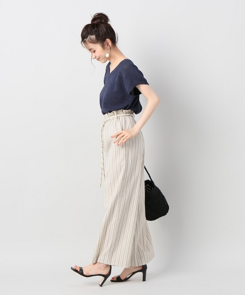 IENA（イエナ）の「ストライプイージーパンツ◆（その他パンツ・レディース・アイボリー・40/38/36/34）」の6枚目の写真