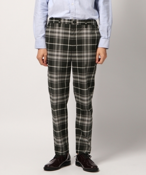 GLOBAL WORK（グローバルワーク）の「ストレッチチェックアンクルパンツ/795925（その他パンツ・メンズ・ダークブラウン/チャコールグレー・MEDIUM/LARGE/SMALL）」の5枚目の写真