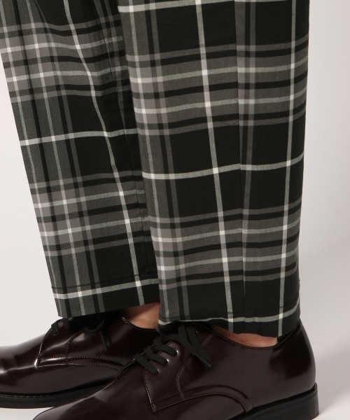GLOBAL WORK（グローバルワーク）の「ストレッチチェックアンクルパンツ/795925（その他パンツ・メンズ・ダークブラウン/チャコールグレー・MEDIUM/LARGE/SMALL）」の10枚目の写真